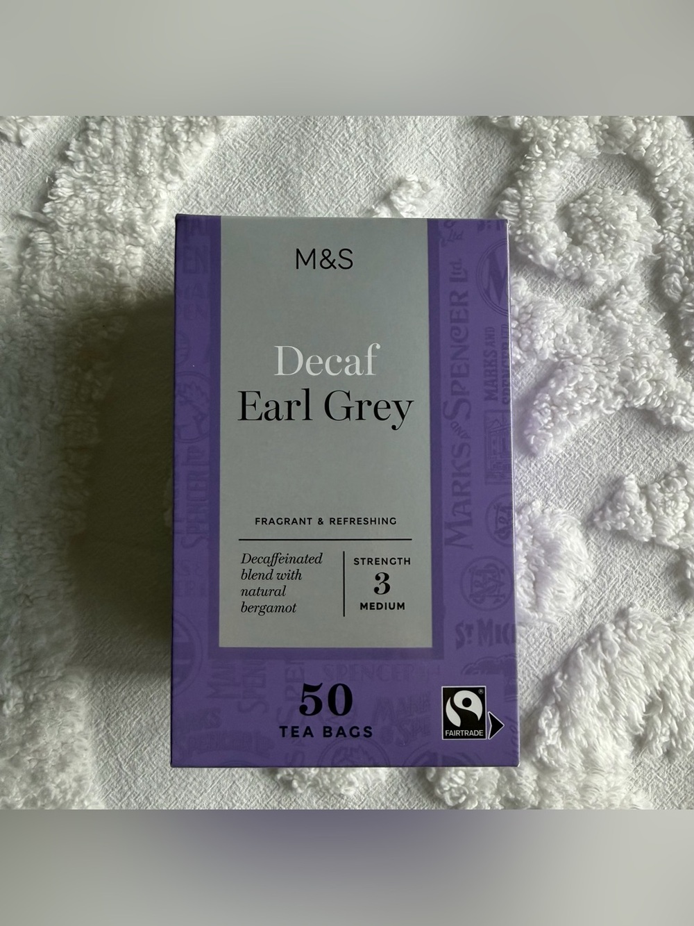 M&S Marks & Spencer Decaffeinated Earl Grey Tea • SEE NOTES!